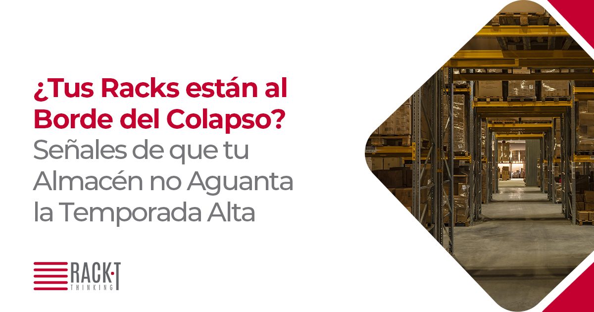 Almacén lleno de cajas en racks industriales en Querétaro